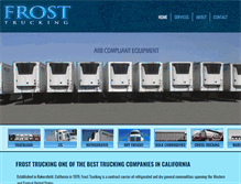 Tablet Screenshot of frostsales.com